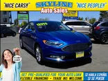 BLUE, 2017 FORD FUSION Thumnail Image 1