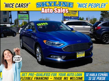 BLUE, 2017 FORD FUSION Image 