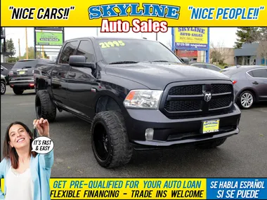 GRAY, 2017 RAM 1500 CREW CAB Image 2