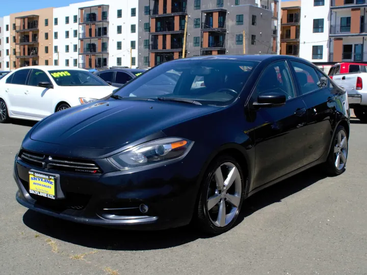 BLACK, 2014 DODGE DART Image 8