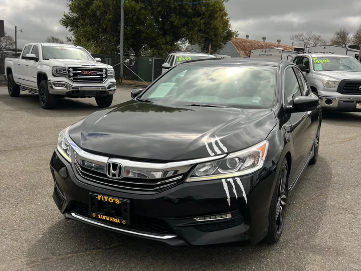 BLACK, 2017 HONDA ACCORD Image 1