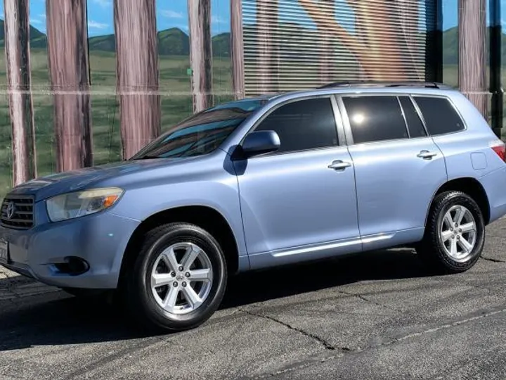 BLUE, 2008 TOYOTA HIGHLANDER Image 3