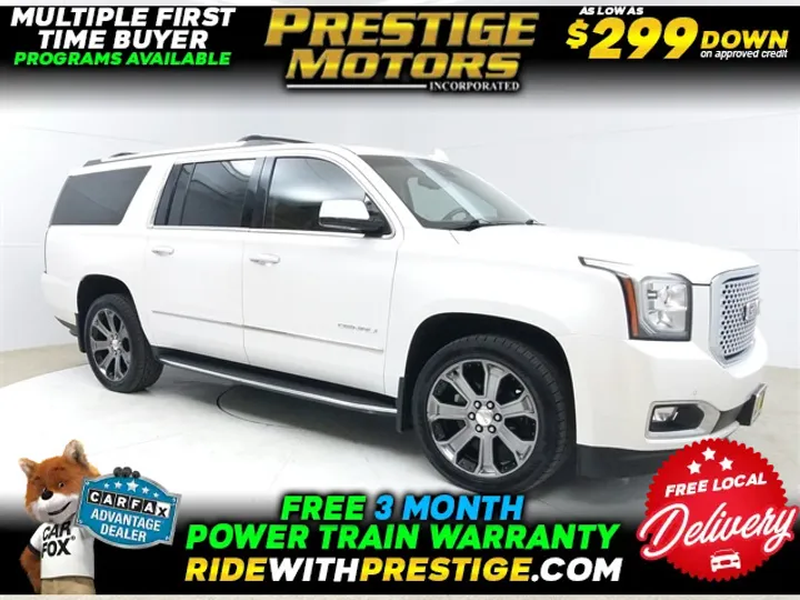 White Frost Tricoat, 2016 GMC YUKON XL Image 1