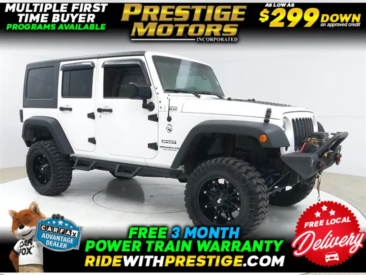 Bright White Clearcoat, 2017 JEEP WRANGLER Image 1