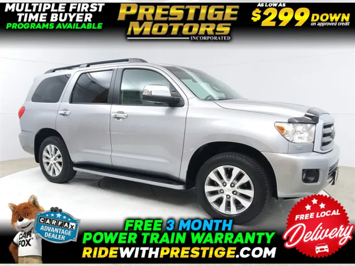 Silver Sky Metallic, 2017 TOYOTA SEQUOIA Image 1