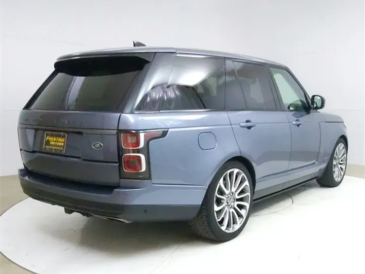 Byron Blue Metallic, 2018 LAND ROVER RANGE ROVER Image 7