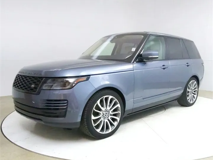 Byron Blue Metallic, 2018 LAND ROVER RANGE ROVER Image 3