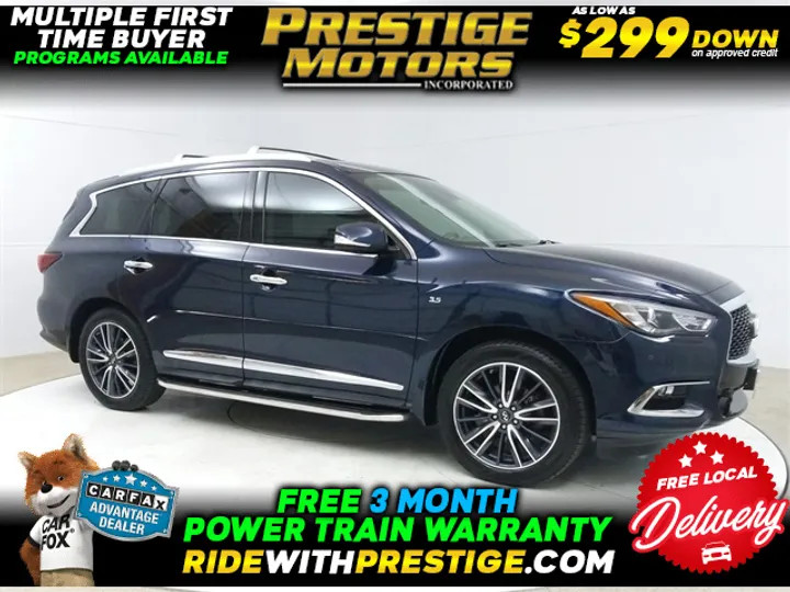 Hermosa Blue, 2017 INFINITI QX60 Image 1