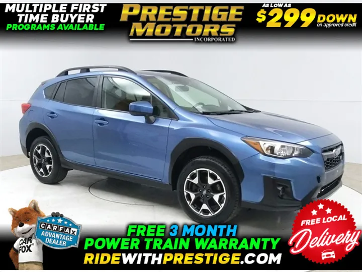 Quartz Blue Pearl, 2019 SUBARU CROSSTREK Image 1