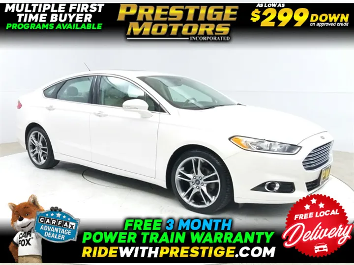 White, 2016 FORD FUSION Image 1