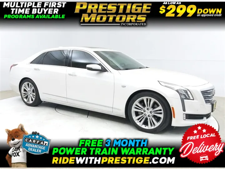 Crystal White Tricoat, 2018 CADILLAC CT6 Image 1