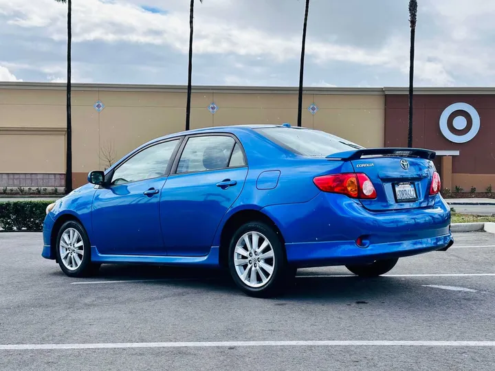 BLUE, 2009 TOYOTA COROLLA Image 3