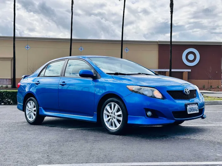 BLUE, 2009 TOYOTA COROLLA Image 7