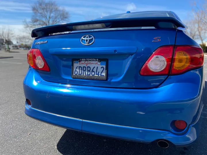 BLUE, 2009 TOYOTA COROLLA Image 51