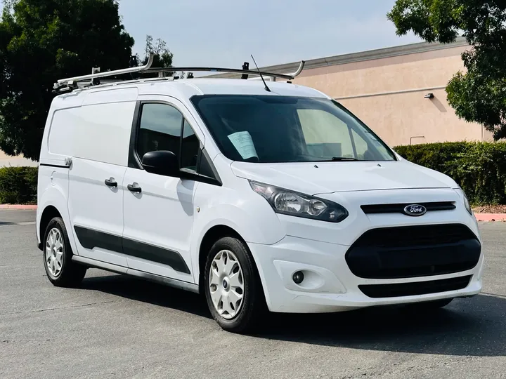 WHITE, 2015 FORD TRANSIT CONNECT CARGO Image 6