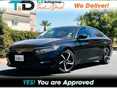 BLACK, 2018 HONDA ACCORD Image 