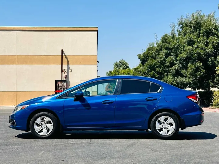 BLUE, 2014 HONDA CIVIC Image 2