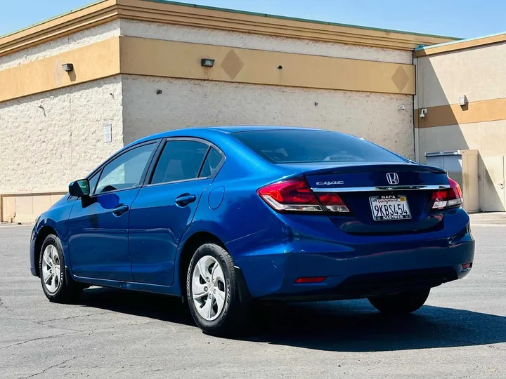 BLUE, 2014 HONDA CIVIC Image 3