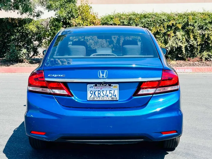 BLUE, 2014 HONDA CIVIC Image 4