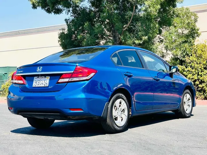 BLUE, 2014 HONDA CIVIC Image 5