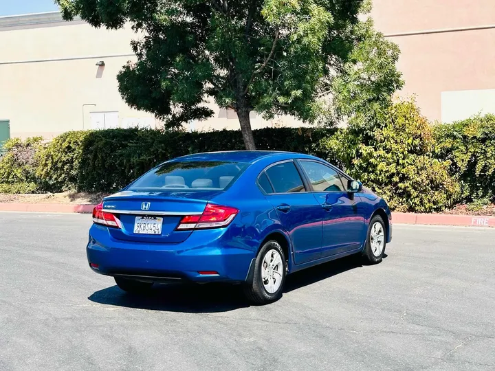 BLUE, 2014 HONDA CIVIC Image 7