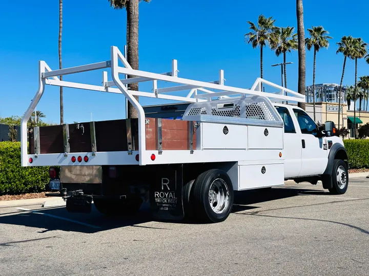 WHITE, 2008 FORD F450 SUPER DUTY CREW CAB & CHASSIS Image 8