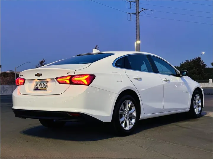 WHITE, 2021 CHEVROLET MALIBU Image 2