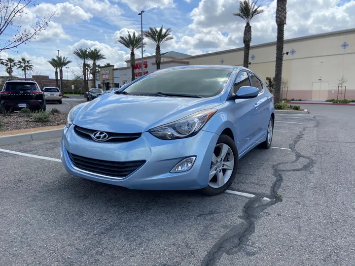 BLUE, 2012 HYUNDAI ELANTRA Image 10