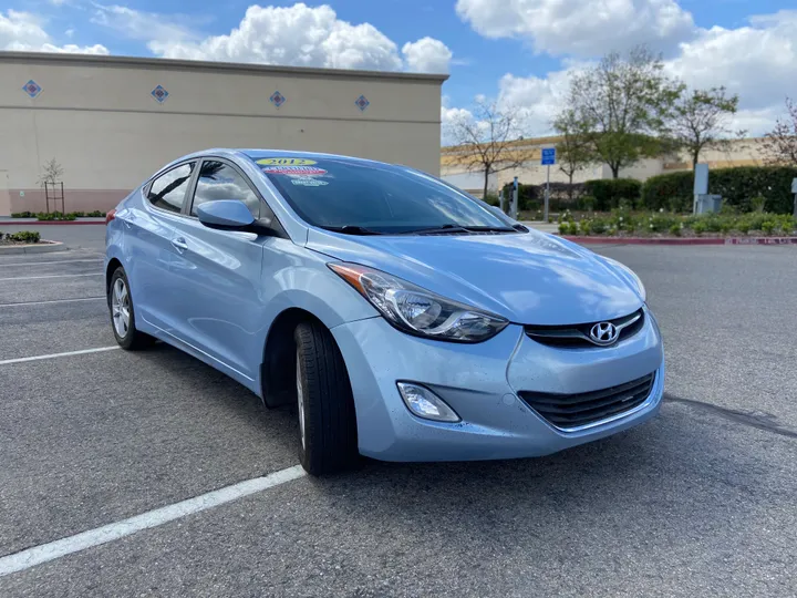 BLUE, 2012 HYUNDAI ELANTRA Image 13