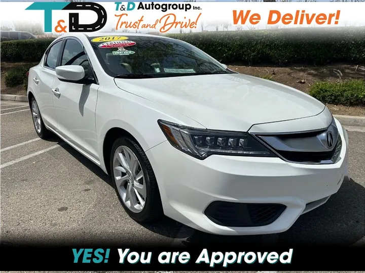 WHITE, 2017 ACURA ILX Image 1