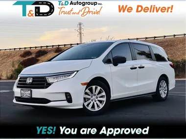 WHITE, 2021 HONDA ODYSSEY Image 