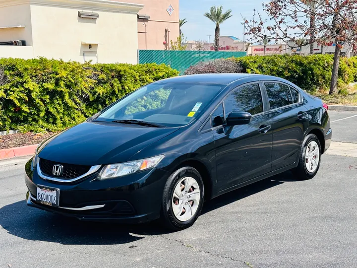 BLACK, 2014 HONDA CIVIC Image 3