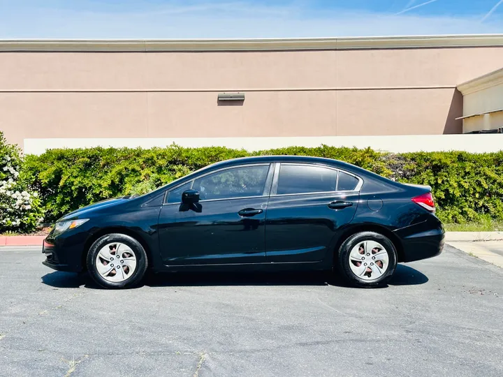 BLACK, 2014 HONDA CIVIC Image 4