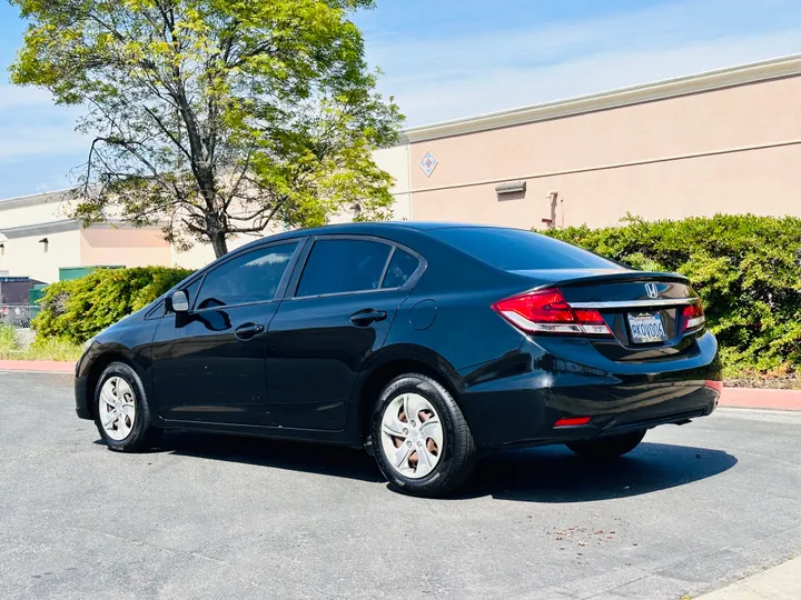 BLACK, 2014 HONDA CIVIC Image 5