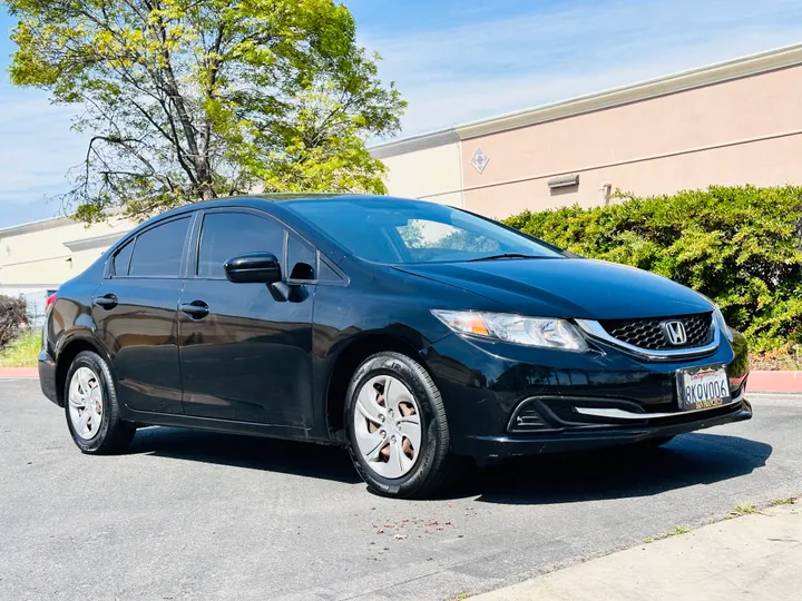 BLACK, 2014 HONDA CIVIC Image 13