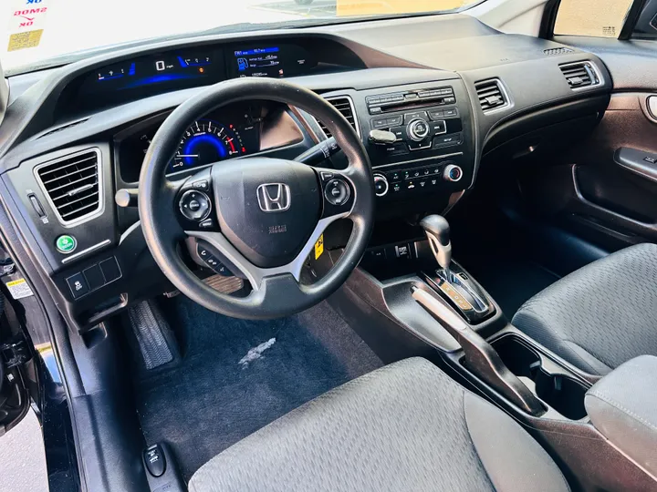 BLACK, 2014 HONDA CIVIC Image 18