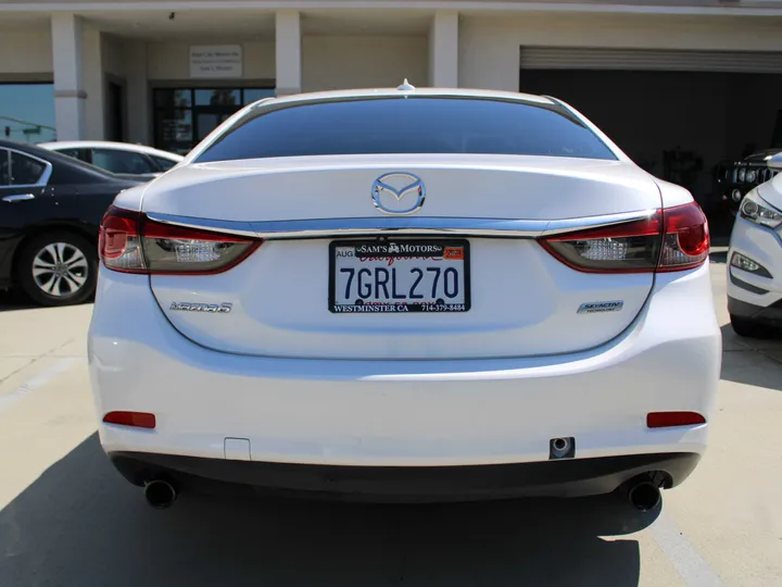 WHITE, 2015 MAZDA MAZDA6 Image 4