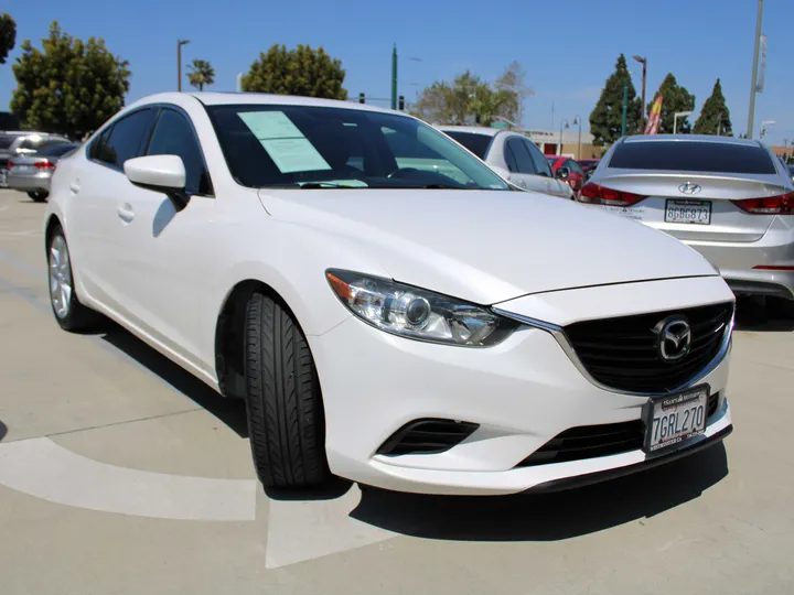 WHITE, 2015 MAZDA MAZDA6 Image 8