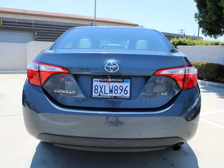 GRAY, 2015 TOYOTA COROLLA Image 6