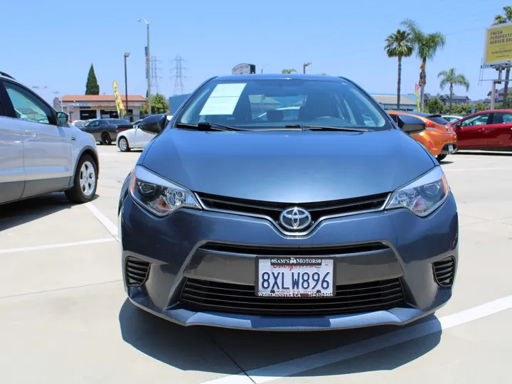 GRAY, 2015 TOYOTA COROLLA Image 7