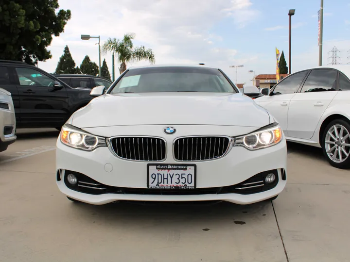 WHITE, 2014 BMW 4 SERIES Image 6