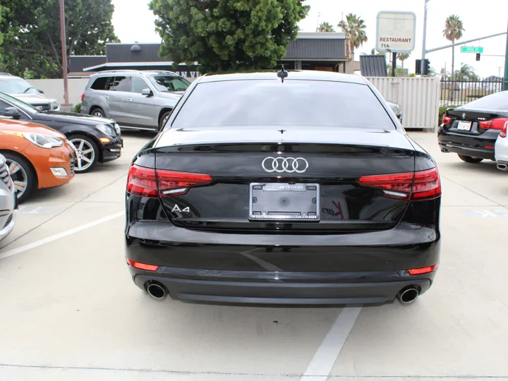 BLACK, 2017 AUDI A4 Image 6