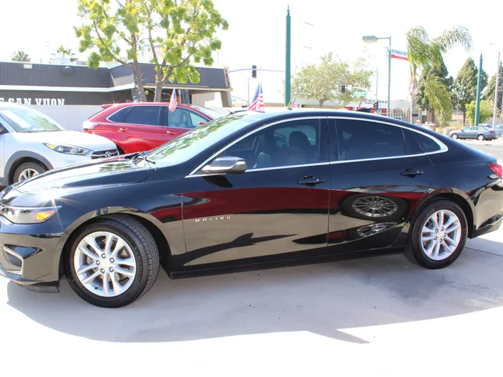 BLACK, 2017 CHEVROLET MALIBU Image 6