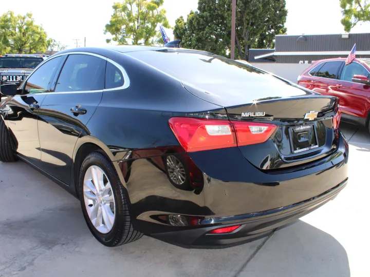 BLACK, 2017 CHEVROLET MALIBU Image 4