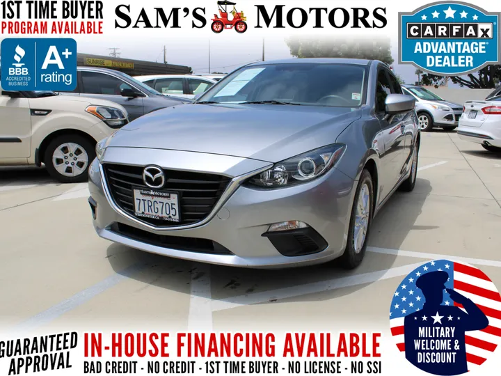 GRAY, 2016 MAZDA MAZDA3 Image 1