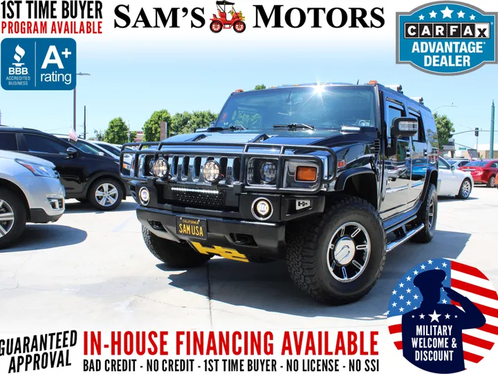 BLACK, 2006 HUMMER H2 LUXURY 4WD Image 1