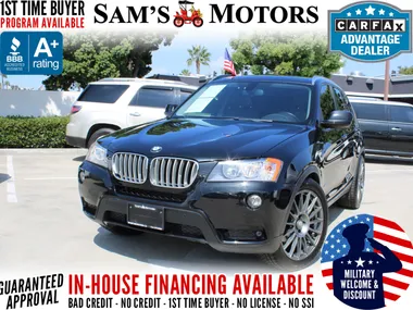 BLACK, 2013 BMW X3 LUXURYAWD Image 