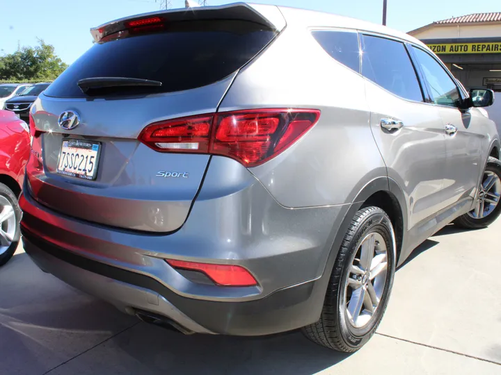 GRAY, 2017 HYUNDAI SANTA FE SPORT Image 2