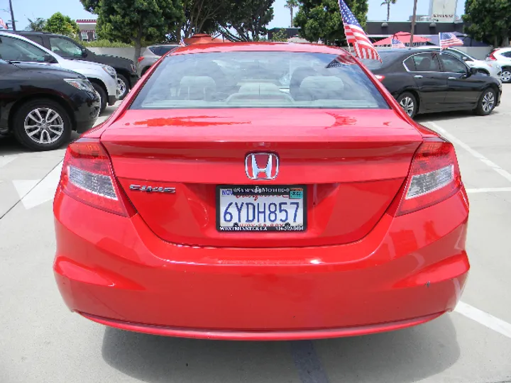 RED, 2012 HONDA CIVIC Image 6