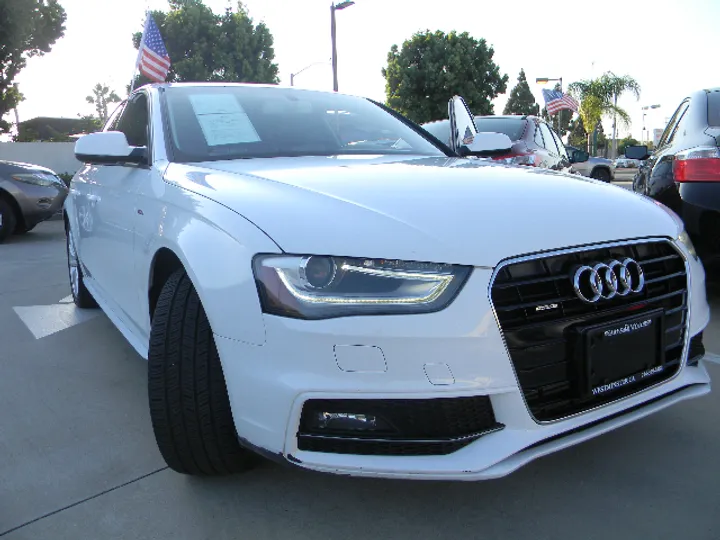 WHITE, 2014 AUDI A4 Image 5